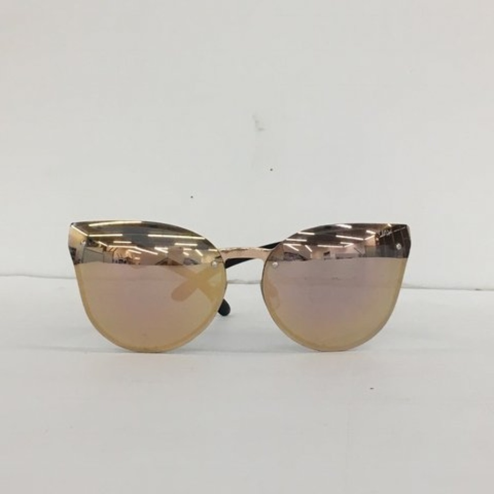 Quay Rose Gold Cat Eye Sunglasses